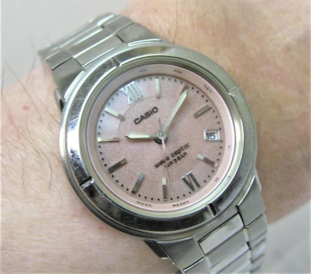 レディース カシオCASIOウェーブセプター 電波ソーラ LWQ-130 チタン < ブランド  レディース カシオCASIOウェーブセプター 電波ソーラ LWQ-130 チタン < ブランドの