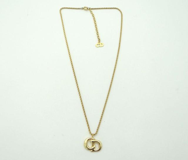 Christian Dior ディオール CDロゴ ネックレス ゴールド<USED>【送料無料】 < ブランド  Christian Dior ディオール CDロゴ ネックレス ゴールド<USED>【送料無料】 < ブランドの