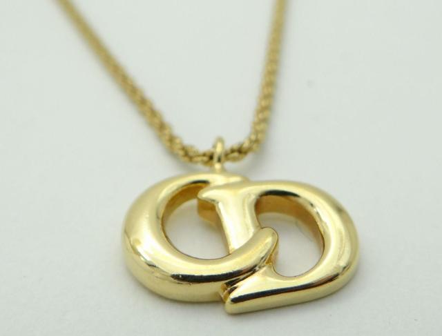 Christian Dior ディオール CDロゴ ネックレス ゴールド<USED>【送料無料】 < ブランド  Christian Dior ディオール CDロゴ ネックレス ゴールド<USED>【送料無料】 < ブランドの