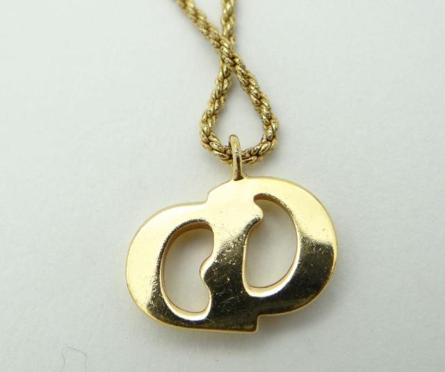 Christian Dior ディオール CDロゴ ネックレス ゴールド<USED>【送料無料】 < ブランド  Christian Dior ディオール CDロゴ ネックレス ゴールド<USED>【送料無料】 < ブランドの