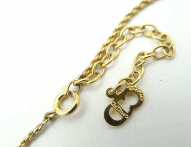 Christian Dior ディオール CDロゴ ネックレス ゴールド<USED>【送料無料】 < ブランド  Christian Dior ディオール CDロゴ ネックレス ゴールド<USED>【送料無料】 < ブランドの
