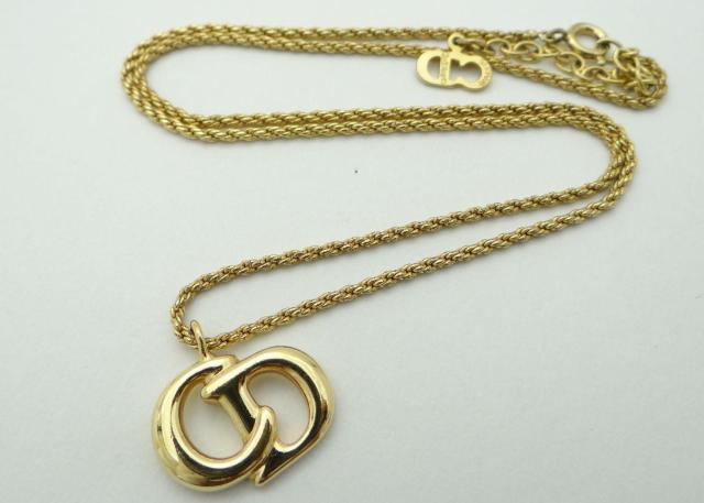 Christian Dior ディオール CDロゴ ネックレス ゴールド<USED>【送料無料】 < ブランド  Christian Dior ディオール CDロゴ ネックレス ゴールド<USED>【送料無料】 < ブランドの