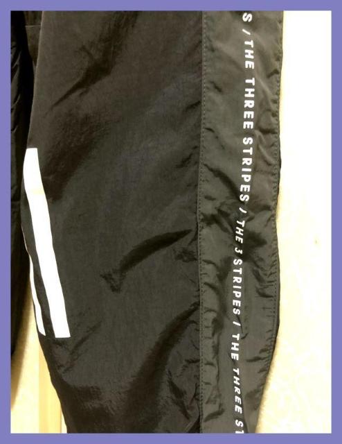 ☆アディダス☆超美品☆裏地メッシュサイドロゴナイロンジョガーパンツ黒XL☆ < ブランド ☆アディダス☆超美品☆裏地メッシュサイドロゴナイロンジョガーパンツ黒XL☆ < ブランドの