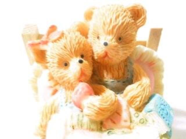 可愛い♪木製&樹脂製 カントリーラブラブくまさん《ベッド》U < おもちゃ 可愛い♪木製&樹脂製 カントリーラブラブくまさん《ベッド》U < おもちゃの