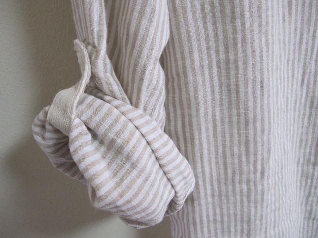 ☆H&M/エイチアンドエム 長袖/七分 ストライプ シャツ/メンズ S/麻☆新品 < ブランド ☆H&M/エイチアンドエム 長袖/七分 ストライプ シャツ/メンズ S/麻☆新品 < ブランドの