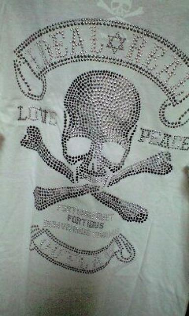 新品ROENロエン スカル刺繍エンブレムスカルスタッズロングスリーブ 48 < ブランド  新品ROENロエン スカル刺繍エンブレムスカルスタッズロングスリーブ 48 < ブランドの