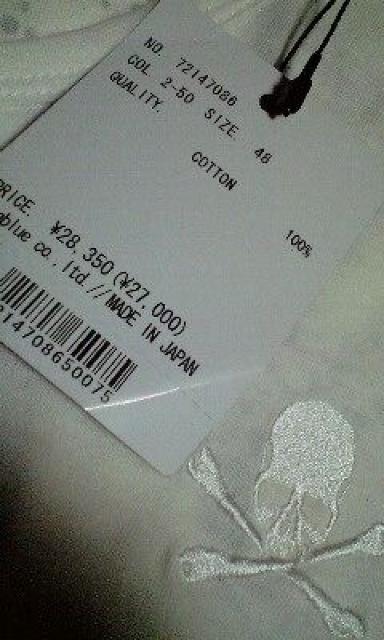 新品ROENロエン スカル刺繍エンブレムスカルスタッズロングスリーブ 48 < ブランド  新品ROENロエン スカル刺繍エンブレムスカルスタッズロングスリーブ 48 < ブランドの