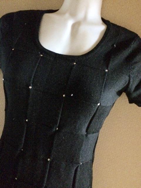 【美品】INGNI◆イング◆上質ストーン付◆Blackサマーニット < 女性ファッション  【美品】INGNI◆イング◆上質ストーン付◆Blackサマーニット < 女性ファッションの