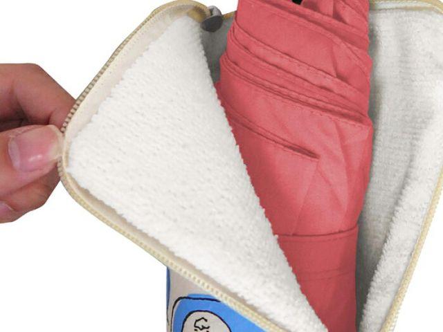 【スヌーピー】可愛い♪内側マイクロファイバー生地 折りたたみ傘ケース < 自動車/バイク 【スヌーピー】可愛い♪内側マイクロファイバー生地 折りたたみ傘ケース < 自動車/バイク