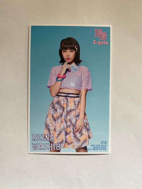 E-girls☆鷲尾伶菜トレカ(^∇^) < タレントグッズ  E-girls☆鷲尾伶菜トレカ(^∇^)  < タレントグッズの