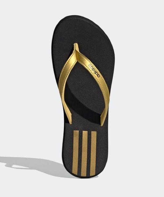 adidasアディダス【新品未使用】ロゴ入りスポーツサンダル●ビーチサンダル サンダル●ゴールド×黒ブラック●23.5cm < ブランド  adidasアディダス【新品未使用】ロゴ入りスポーツサンダル●ビーチサンダル サンダル●ゴールド×黒ブラック●23.5cm < ブランドの