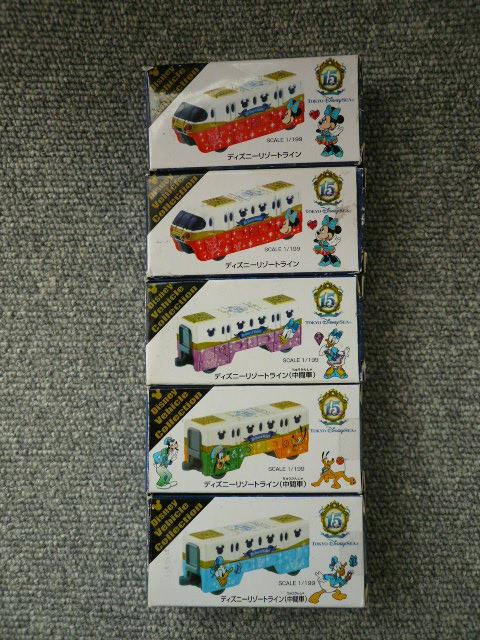 期間限定TDR「15周年記念ディズニーリゾートライン5台セット」F27 < ホビー  期間限定TDR「15周年記念ディズニーリゾートライン5台セット」F27  < ホビーの