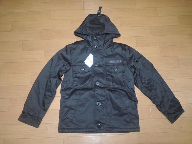 新品アビレックスAVIREXミリタリー中綿パーカージャケット M 黒 < ブランド 新品アビレックスAVIREXミリタリー中綿パーカージャケット M 黒 < ブランドの