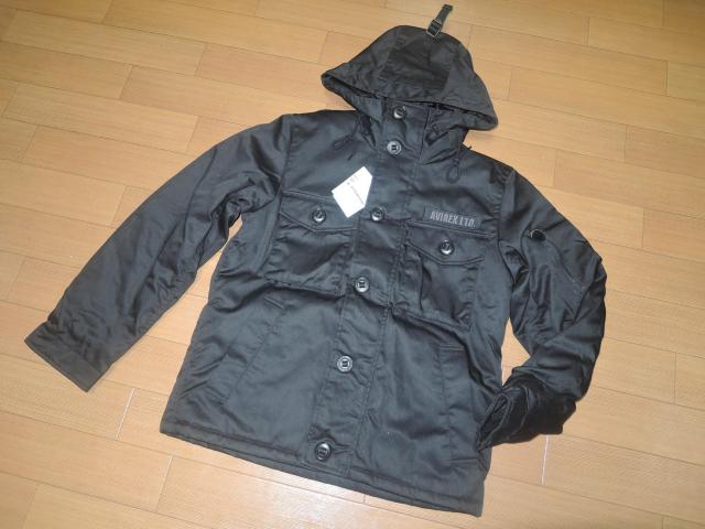 新品アビレックスAVIREXミリタリー中綿パーカージャケット M 黒 < ブランド 新品アビレックスAVIREXミリタリー中綿パーカージャケット M 黒 < ブランドの