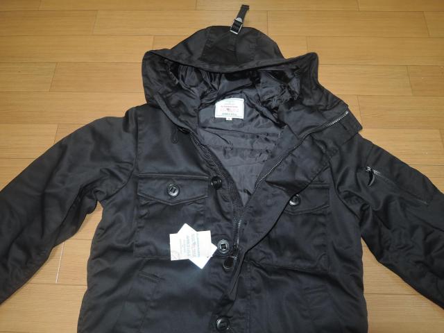 新品アビレックスAVIREXミリタリー中綿パーカージャケット M 黒 < ブランド 新品アビレックスAVIREXミリタリー中綿パーカージャケット M 黒 < ブランドの