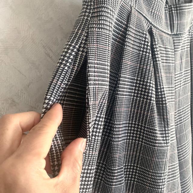 チェック柄ワイドパンツ < 女性ファッション  チェック柄ワイドパンツ < 女性ファッションの
