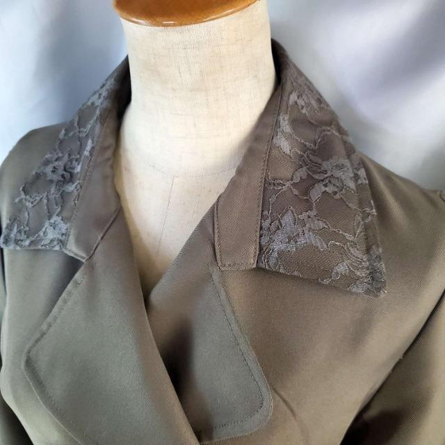 404★アクシーズファム★サイドがシャーリング!トレンチコート★M★ < ブランド  404★アクシーズファム★サイドがシャーリング!トレンチコート★M★ < ブランドの