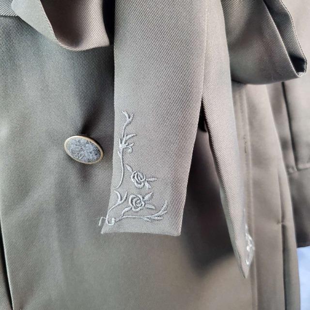 404★アクシーズファム★サイドがシャーリング!トレンチコート★M★ < ブランド  404★アクシーズファム★サイドがシャーリング!トレンチコート★M★ < ブランドの