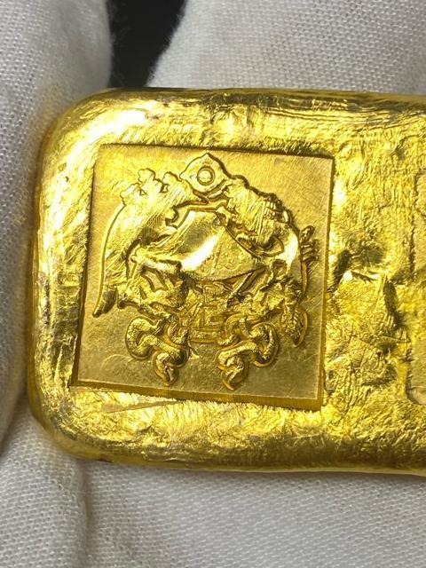 地金 ゴールドバー インゴット 刻印あり 資産 貴金属 金地金 114.2g 延べ棒 99刻印 骨董 コレクター必見 古金 赤金 < ホビー 地金 ゴールドバー インゴット 刻印あり 資産 貴金属 金地金 114.2g 延べ棒 99刻印 骨董 コレクター必見 古金 赤金 < ホビーの