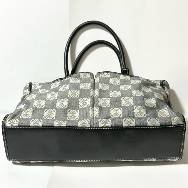 LOEWE ���G�x �A�i�O���� �W���K�[�h ���U�[ �g�[�g �o�b�O �O���[ �z���C�g A4�T�C�Y���[ �� �u�����h�� 