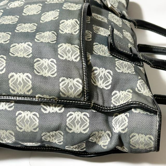 LOEWE ���G�x �A�i�O���� �W���K�[�h ���U�[ �g�[�g �o�b�O �O���[ �z���C�g A4�T�C�Y���[ �� �u�����h�� 