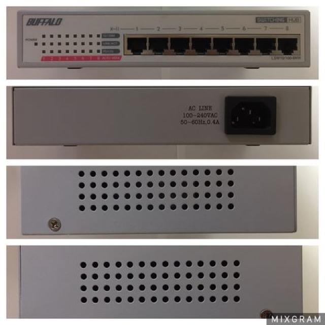 ■BUFFALO LAN用HUB LSW10/100-87NW 10/100BASE < PC本体/周辺機器  ■BUFFALO LAN用HUB LSW10/100-87NW 10/100BASE  < PC本体/周辺機器の