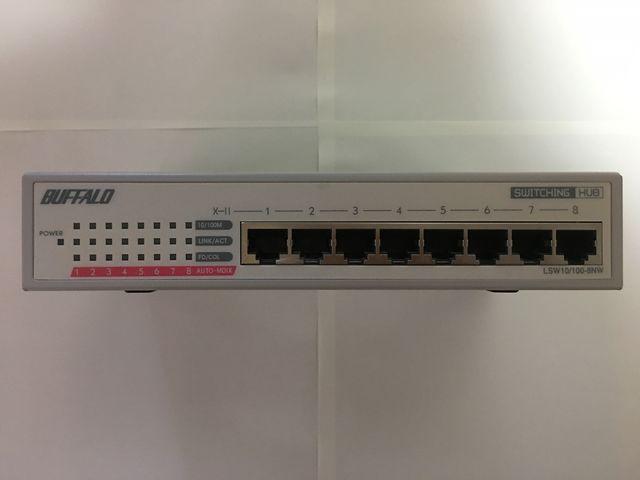 ■BUFFALO LAN用HUB LSW10/100-87NW 10/100BASE < PC本体/周辺機器  ■BUFFALO LAN用HUB LSW10/100-87NW 10/100BASE < PC本体/周辺機器の