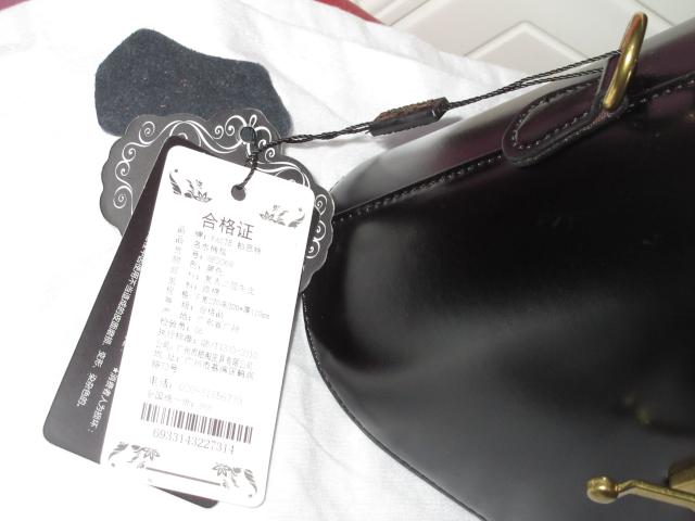 未使用タグ付☆本革製バニティ*ショルダーハンドバッグ(黒) < 女性ファッション  未使用タグ付☆本革製バニティ*ショルダーハンドバッグ(黒) < 女性ファッションの