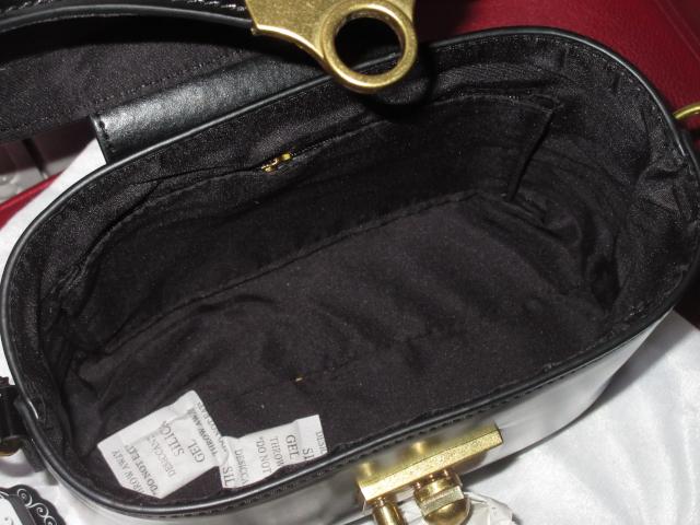 未使用タグ付☆本革製バニティ*ショルダーハンドバッグ(黒) < 女性ファッション  未使用タグ付☆本革製バニティ*ショルダーハンドバッグ(黒) < 女性ファッションの