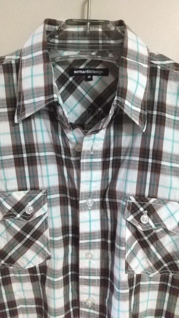 格安 紳士用 semanticdesign 半袖シャツ sizeM < 男性ファッション 格安 紳士用 semanticdesign 半袖シャツ sizeM < 男性ファッションの