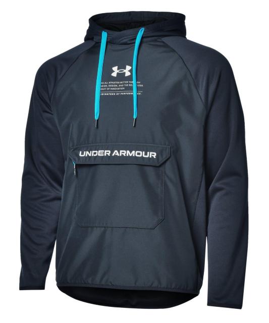 ☆UNDER ARMOUR アンダーアーマー プリント ロゴ フリース マックス プルオーバー フーディー パーカー/メンズ/M < ブランド ☆UNDER ARMOUR アンダーアーマー プリント ロゴ フリース マックス プルオーバー フーディー パーカー/メンズ/M < ブランドの