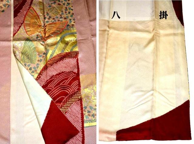 【最高峰】新品同様 金彩 絞り 金駒シシュウ シシュウ 本金箔 蝶 振袖 身丈164cm 裄丈67cm T3539 < 女性ファッション  【最高峰】新品同様 金彩 絞り 金駒シシュウ シシュウ 本金箔 蝶 振袖 身丈164cm 裄丈67cm T3539 < 女性ファッションの