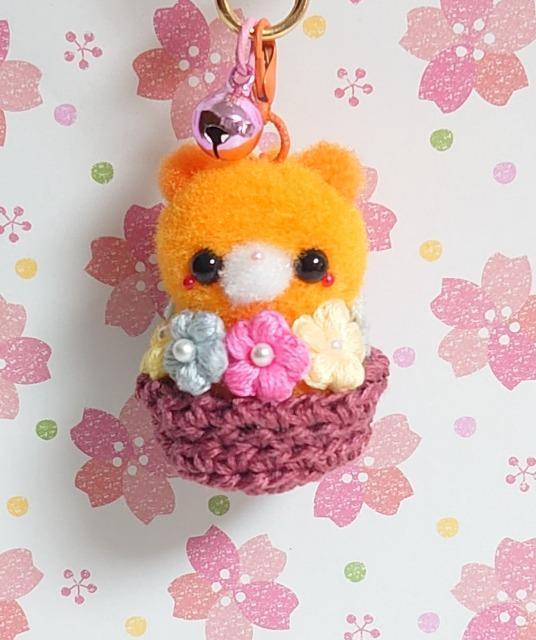 ハンドメイド♪ポンポンマスコット『花カゴinアニマル』ハムスター < ペット/手芸/園芸 ハンドメイド♪ポンポンマスコット『花カゴinアニマル』ハムスター < ペット/手芸/園芸の