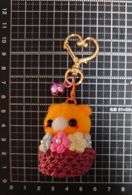 ハンドメイド♪ポンポンマスコット『花カゴinアニマル』ハムスター < ペット/手芸/園芸 ハンドメイド♪ポンポンマスコット『花カゴinアニマル』ハムスター < ペット/手芸/園芸の