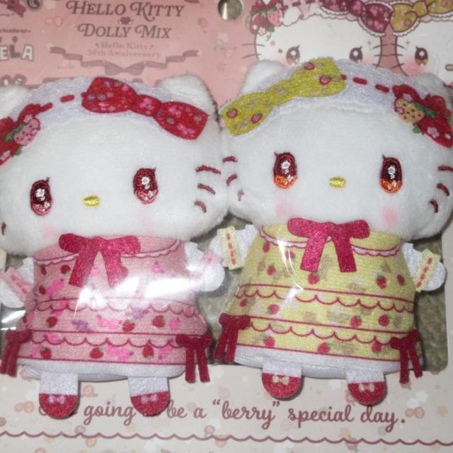 未開封☆フィンガーマスコットセット(ハローキティ&ハローミミィ)ハローキティ50周年*キーホルダー*ミニぬいぐるみ < おもちゃ  未開封☆フィンガーマスコットセット(ハローキティ&ハローミミィ)ハローキティ50周年*キーホルダー*ミニぬいぐるみ < おもちゃの