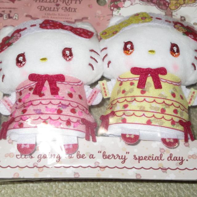 未開封☆フィンガーマスコットセット(ハローキティ&ハローミミィ)ハローキティ50周年*キーホルダー*ミニぬいぐるみ < おもちゃ  未開封☆フィンガーマスコットセット(ハローキティ&ハローミミィ)ハローキティ50周年*キーホルダー*ミニぬいぐるみ < おもちゃの