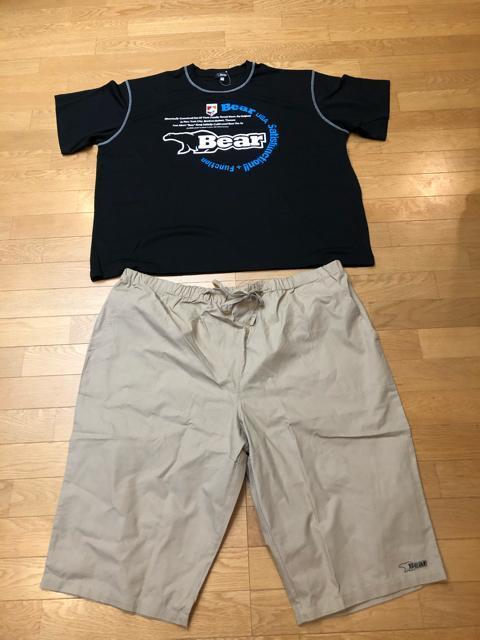 Bear 半袖短パンセットアップ 超超大きいsize 7LB→3XL位 < 男性ファッション Bear 半袖短パンセットアップ 超超大きいsize 7LB→3XL位 < 男性ファッションの