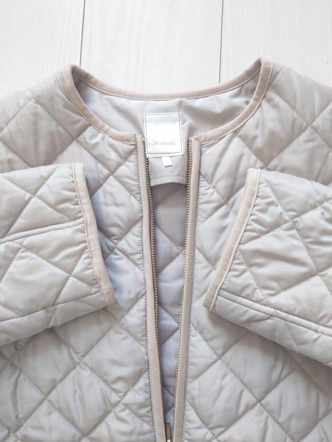 Te chichi キルティングノーカラーコート 美品 フリーサイズ < ブランド Te chichi キルティングノーカラーコート 美品 フリーサイズ < ブランドの
