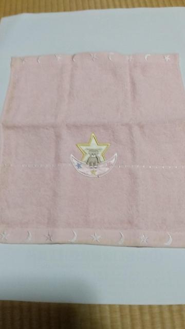 今治産ピンク色のハンカチ可愛いワッペン付き < インテリア/ライフ  今治産ピンク色のハンカチ可愛いワッペン付き < インテリア/ライフの