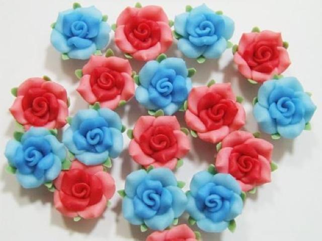 在庫整理☆樹脂粘土薔薇15mm赤青計50個 < ペット/手芸/園芸  在庫整理☆樹脂粘土薔薇15mm赤青計50個 < ペット/手芸/園芸の