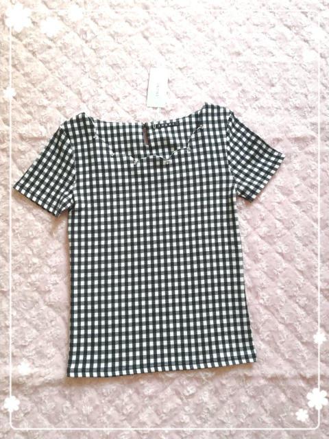 新品☆イング*ギンガムスカラップトップス < ブランド  新品☆イング*ギンガムスカラップトップス  < ブランドの