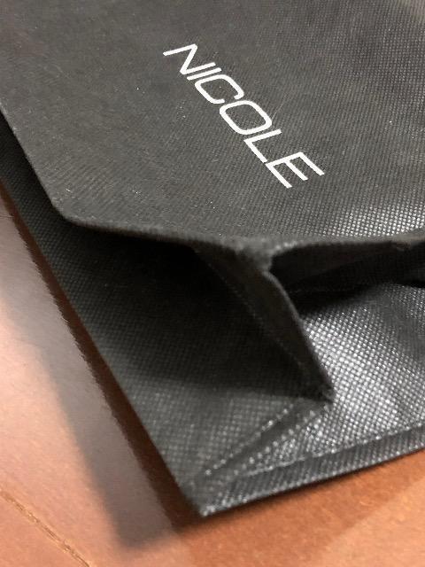 新品〈NICOLE〉ニコル(ショップ袋エコバッグ)ブラック < ブランド  新品〈NICOLE〉ニコル(ショップ袋エコバッグ)ブラック < ブランドの