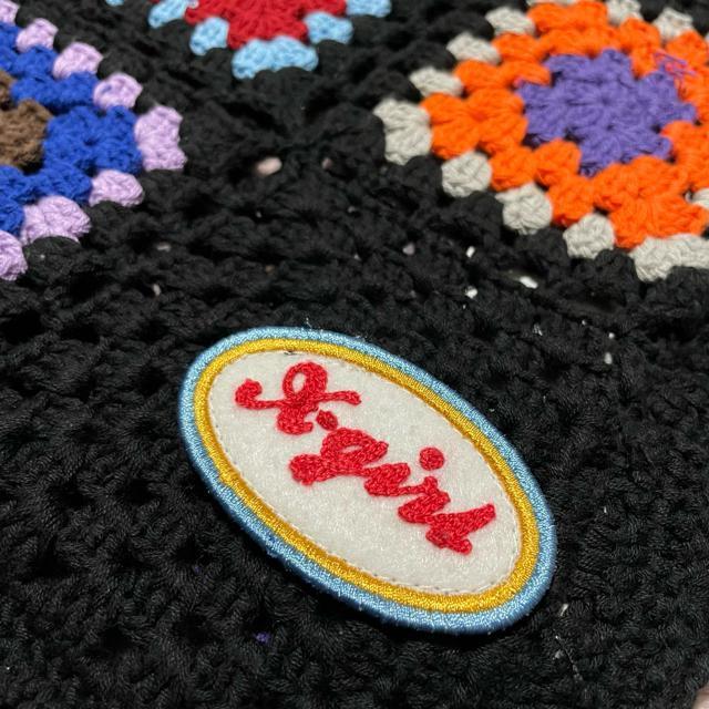 X-girl かぎ編み パッチワーク トートバッグ < 女性ファッション X-girl かぎ編み パッチワーク トートバッグ < 女性ファッションの