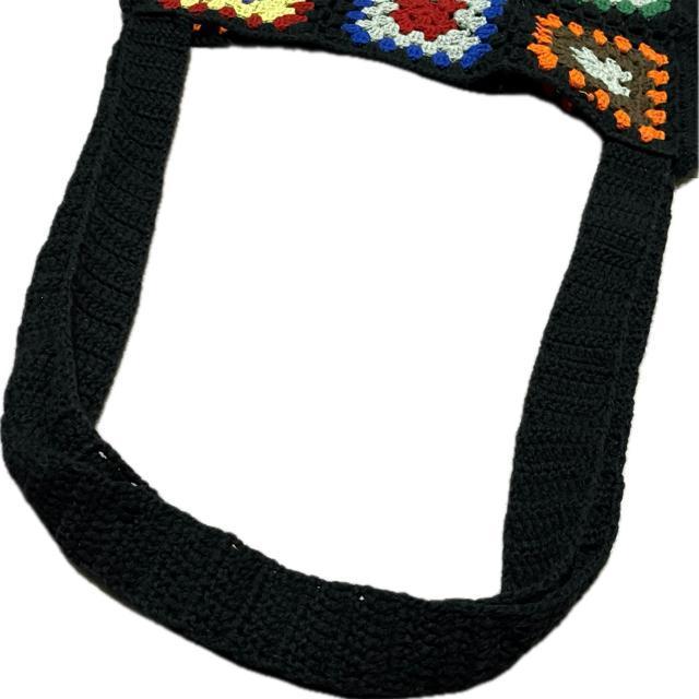 X-girl かぎ編み パッチワーク トートバッグ < 女性ファッション X-girl かぎ編み パッチワーク トートバッグ < 女性ファッションの