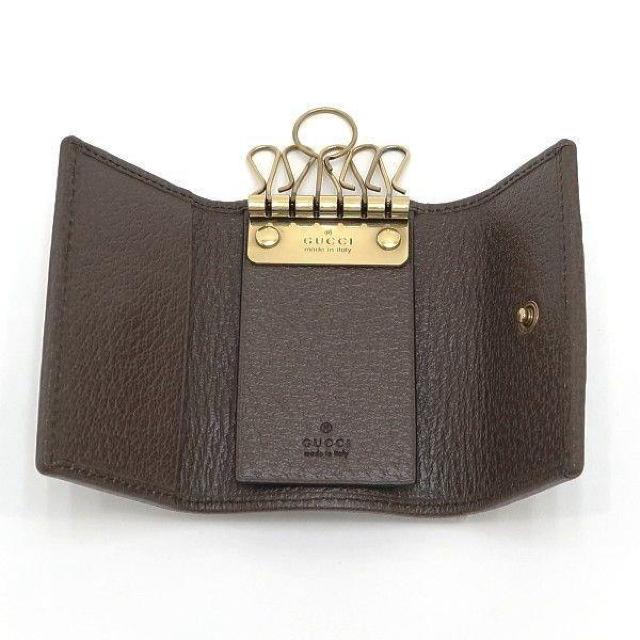 ◆ 本物 美品 ◆ GUCCI グッチ オフィディア 6連キーケース GGスプリーム レザー シェリー 袋 箱 人気 735874 < ブランド  ◆ 本物 美品 ◆ GUCCI グッチ オフィディア 6連キーケース GGスプリーム レザー シェリー 袋 箱 人気 735874 < ブランドの