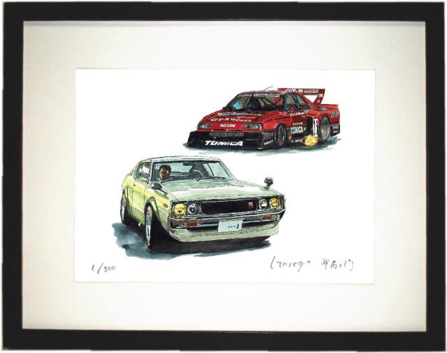 NC-739 RSターボ SS/GT-R限定版画サイン額装作家平右ヱ門 < 自動車/バイク NC-739 RSターボ SS/GT-R限定版画サイン額装作家平右ヱ門 < 自動車/バイク