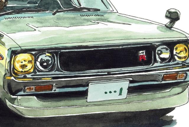 NC-739 RSターボ SS/GT-R限定版画サイン額装作家平右ヱ門 < 自動車/バイク NC-739 RSターボ SS/GT-R限定版画サイン額装作家平右ヱ門 < 自動車/バイク