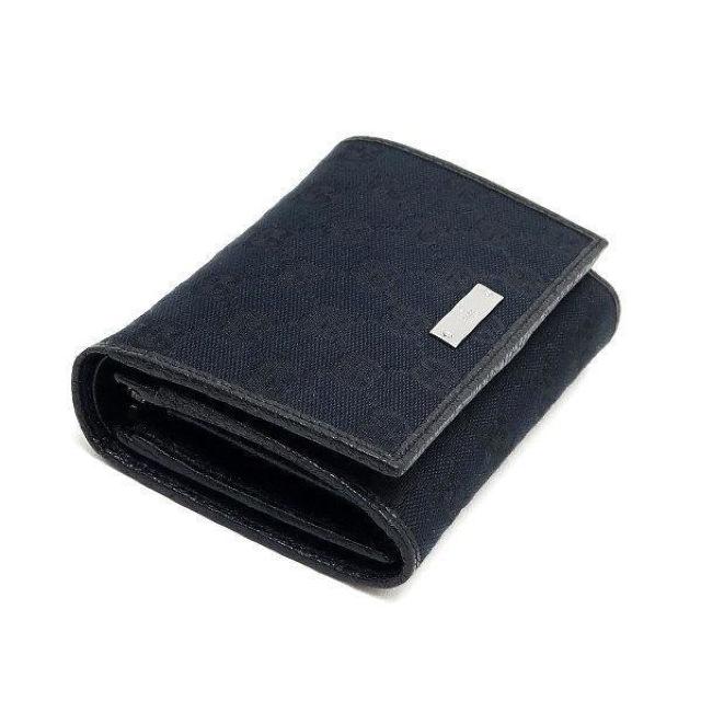 �� �{�� �V�i���l �� GUCCI �O�b�` GG�L�����o�X ���U�[ ���z �u���b�N �� �Q�܂� �R���p�N�g �l�C 154258 �� �u�����h�� 