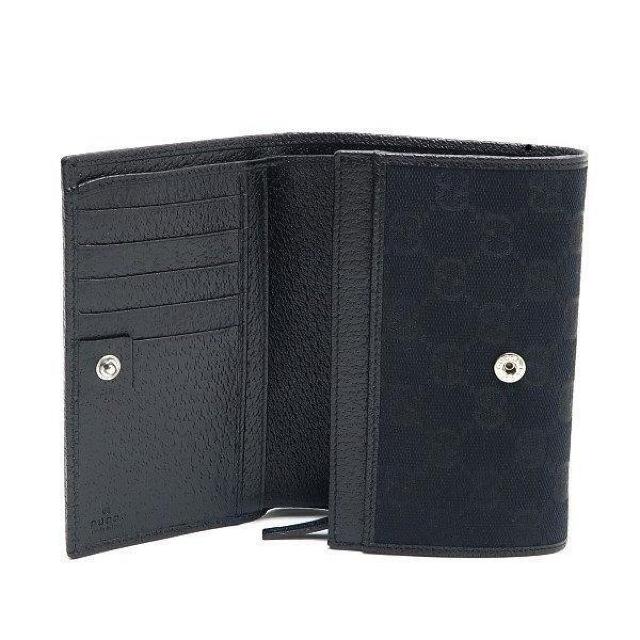 �� �{�� �V�i���l �� GUCCI �O�b�` GG�L�����o�X ���U�[ ���z �u���b�N �� �Q�܂� �R���p�N�g �l�C 154258 �� �u�����h�� 