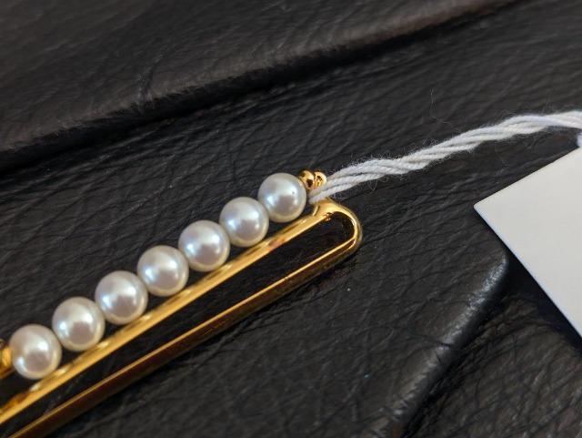 カネコイサオ■金子功■PINK HOUSE■PINKHOUSE■ピンクハウス■パール&リボンモチーフゴールド使いヘアピン < ブランド カネコイサオ■金子功■PINK HOUSE■PINKHOUSE■ピンクハウス■パール&リボンモチーフゴールド使いヘアピン < ブランドの